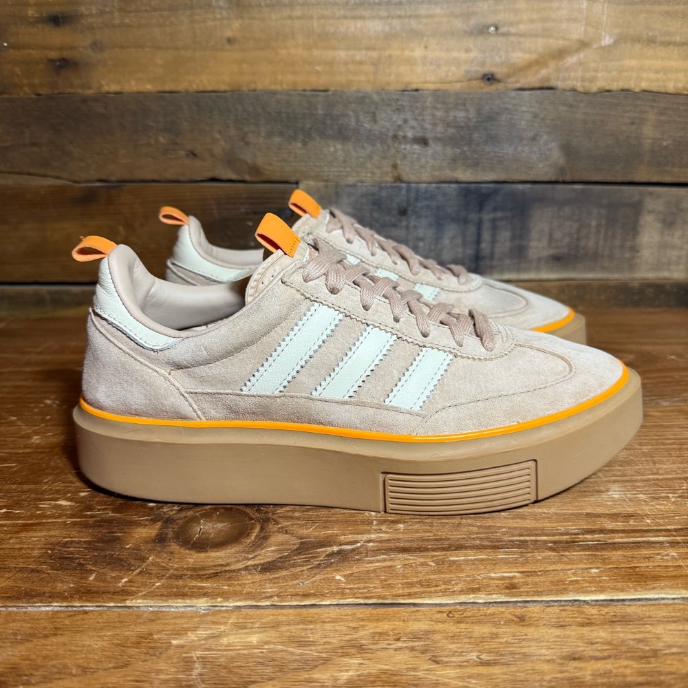 Adidas Super Sleek 72 Ash Pearl Gum Womens Size 7.5 - Picture 2 of 8